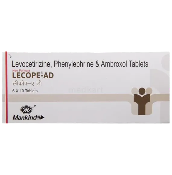lecope ad tablet 10's